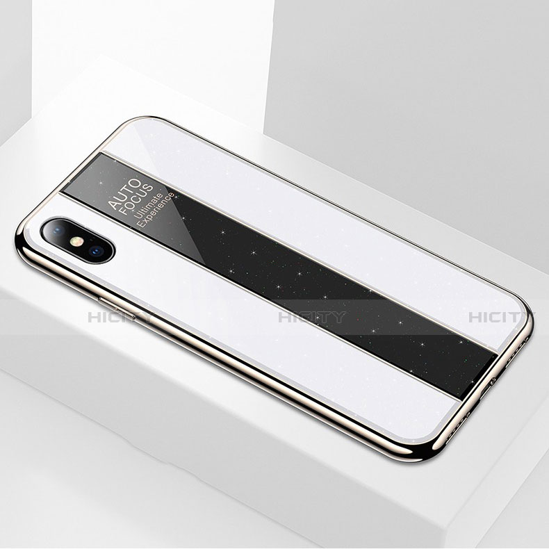 Carcasa Bumper Funda Silicona Espejo M01 para Apple iPhone X