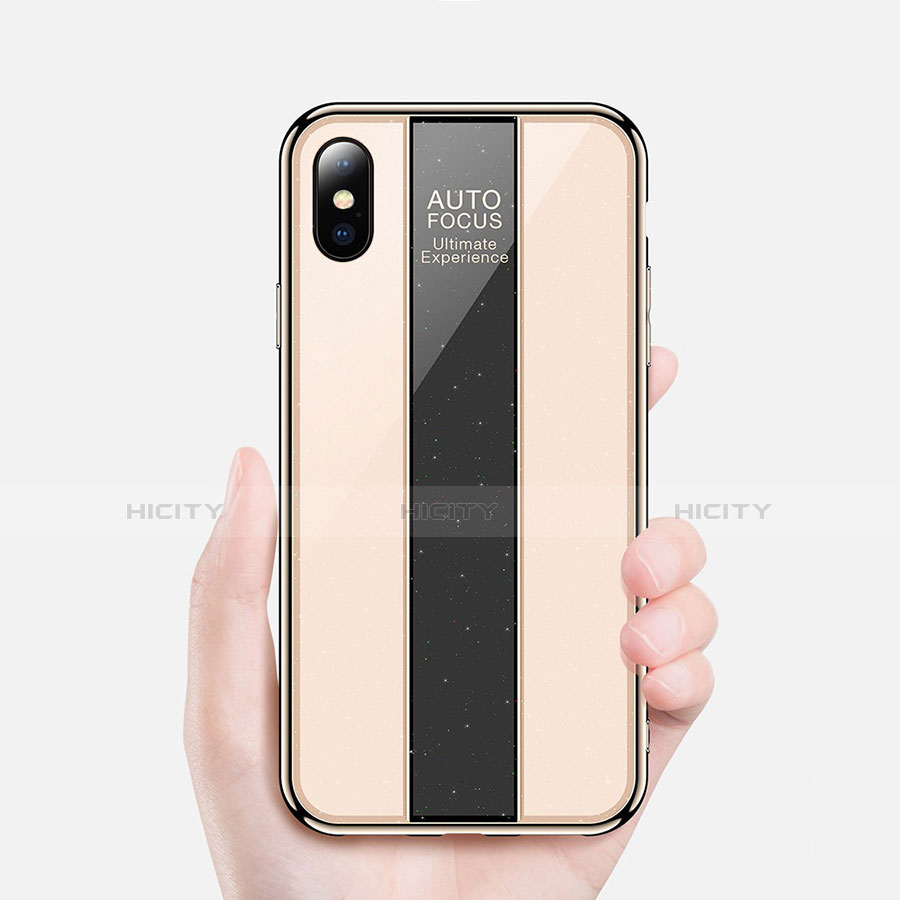 Carcasa Bumper Funda Silicona Espejo M01 para Apple iPhone X