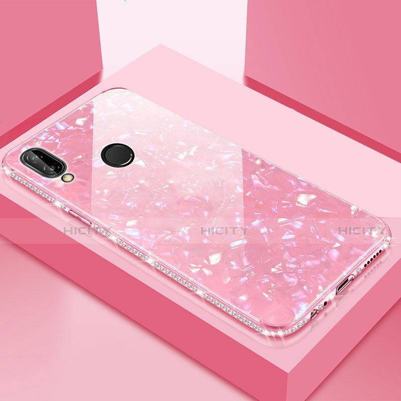 Carcasa Bumper Funda Silicona Espejo M01 para Huawei Honor 8X Rosa