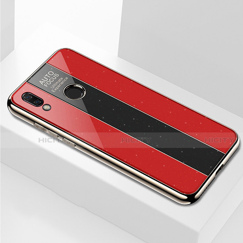 Carcasa Bumper Funda Silicona Espejo M01 para Huawei Nova 3i Rojo