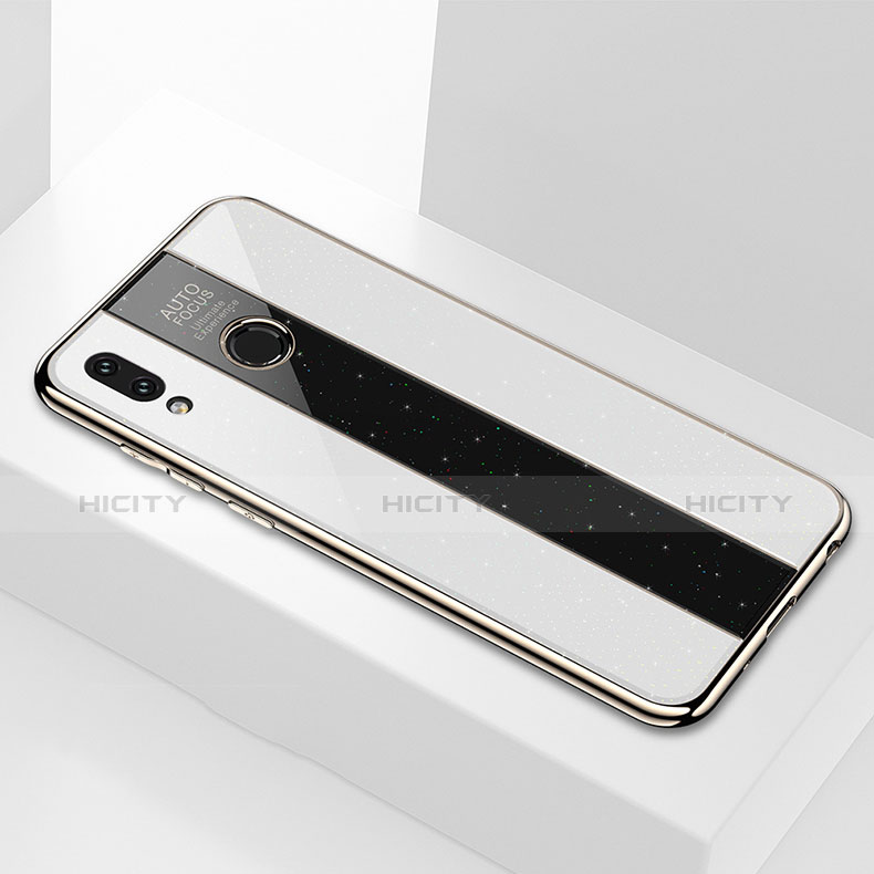 Carcasa Bumper Funda Silicona Espejo M01 para Huawei P Smart (2019) Blanco