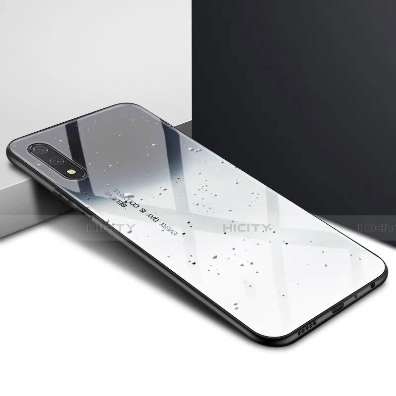 Carcasa Bumper Funda Silicona Espejo M01 para Huawei P Smart Z (2019) Gris