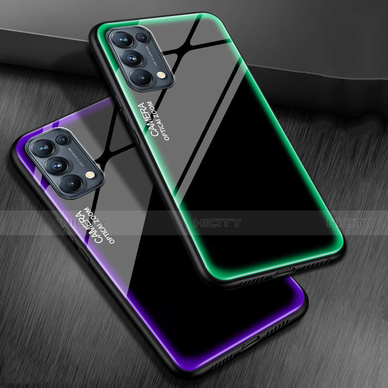 Carcasa Bumper Funda Silicona Espejo M01 para Oppo Reno5 Pro 5G