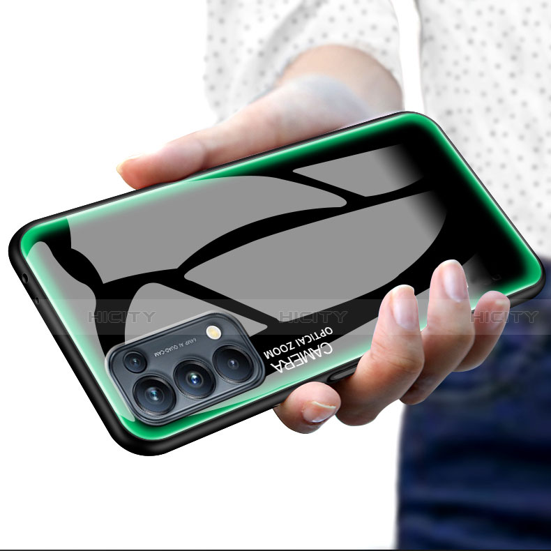 Carcasa Bumper Funda Silicona Espejo M01 para Oppo Reno5 Pro 5G