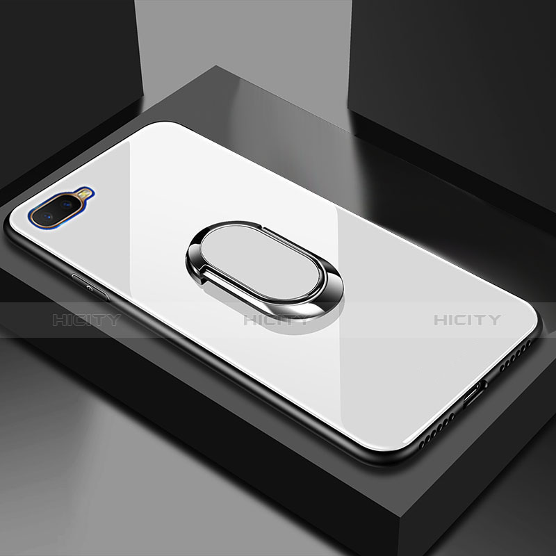 Carcasa Bumper Funda Silicona Espejo M01 para Oppo RX17 Neo Blanco