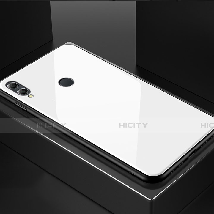 Carcasa Bumper Funda Silicona Espejo M02 para Huawei Honor V10 Lite Blanco