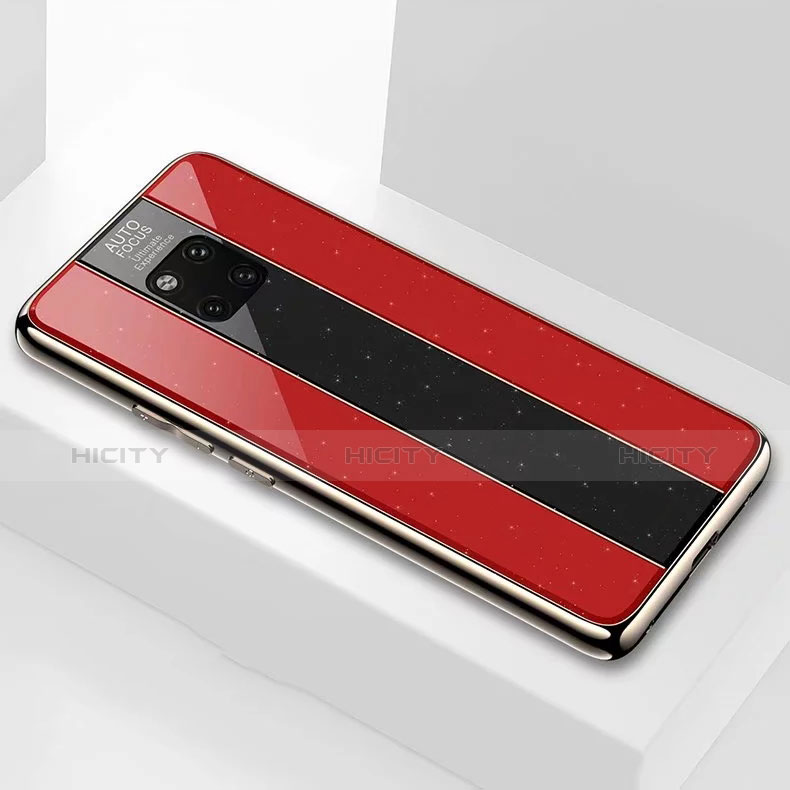 Carcasa Bumper Funda Silicona Espejo M02 para Huawei Mate 20 Pro Rojo