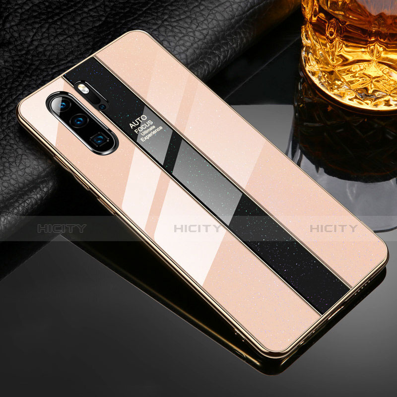 Carcasa Bumper Funda Silicona Espejo M02 para Huawei P30 Pro New Edition Oro