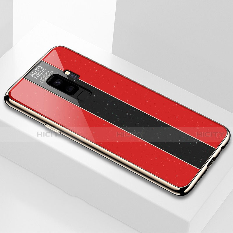 Carcasa Bumper Funda Silicona Espejo M02 para Samsung Galaxy S9 Plus Rojo