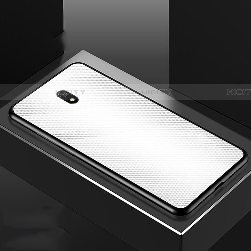 Carcasa Bumper Funda Silicona Espejo M02 para Xiaomi Redmi 8A Blanco