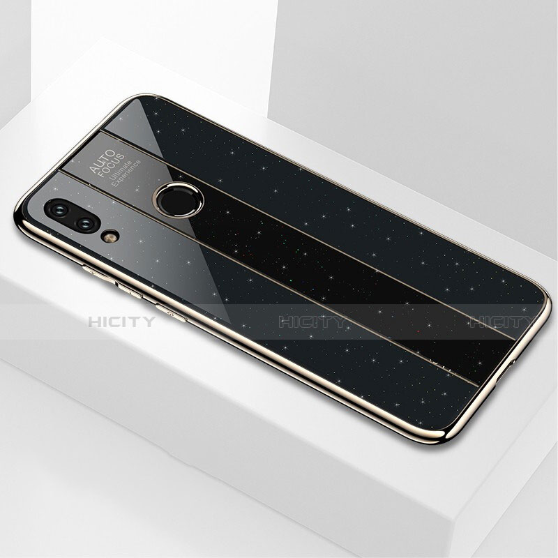 Carcasa Bumper Funda Silicona Espejo M03 para Xiaomi Redmi Note 7 Pro Negro