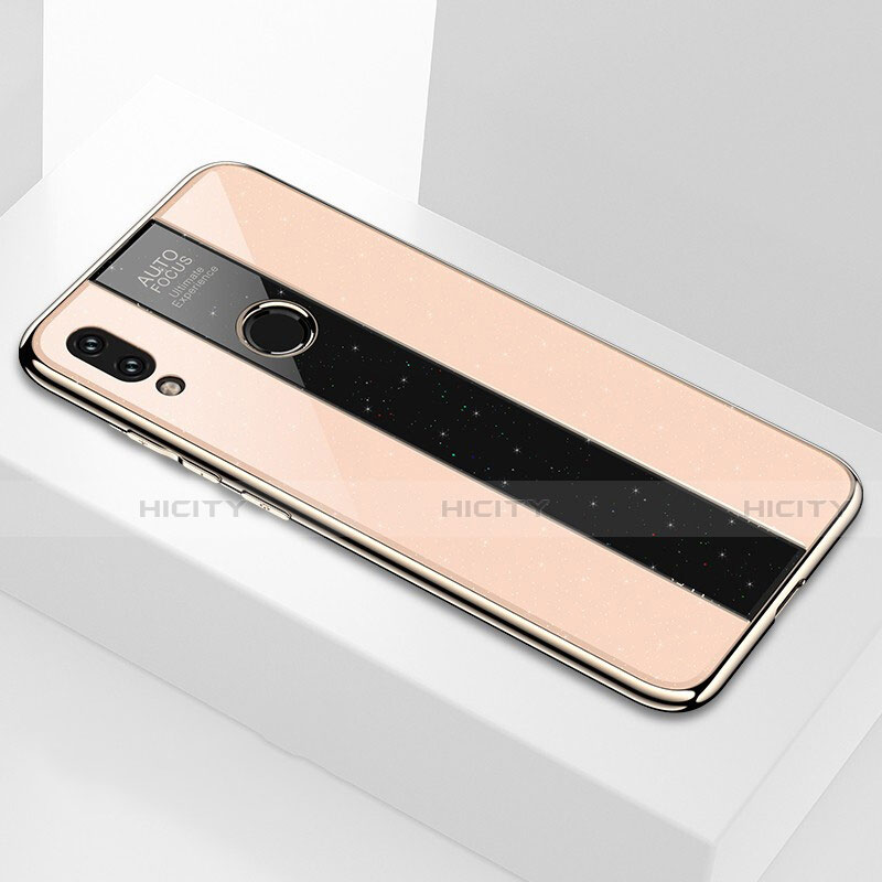 Carcasa Bumper Funda Silicona Espejo M03 para Xiaomi Redmi Note 7 Pro Oro