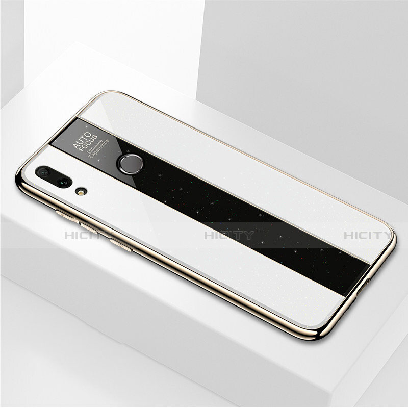 Carcasa Bumper Funda Silicona Espejo M04 para Huawei Y9 (2019) Blanco