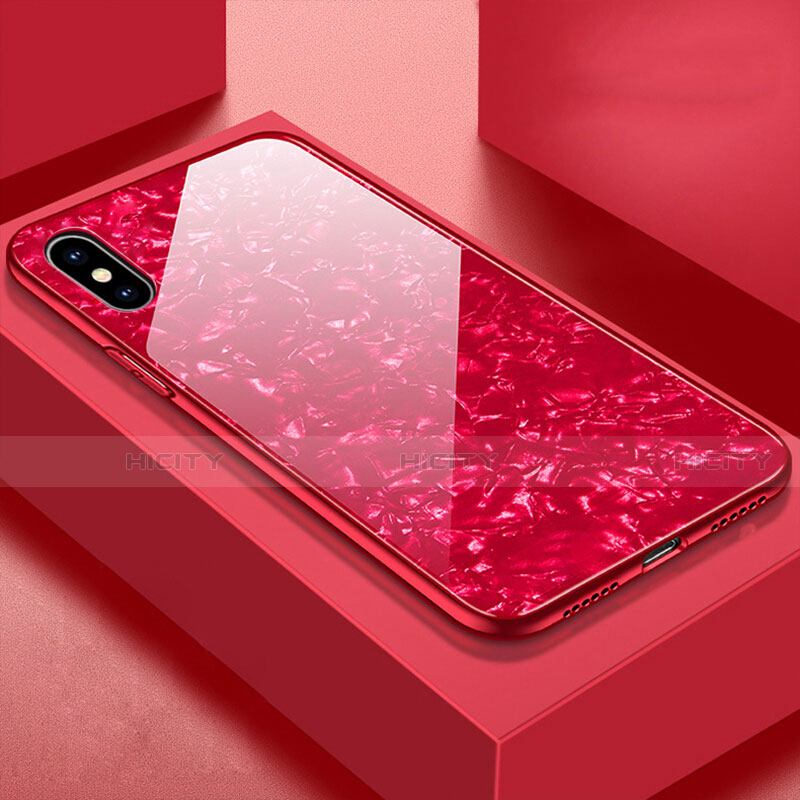 Carcasa Bumper Funda Silicona Espejo para Apple iPhone X