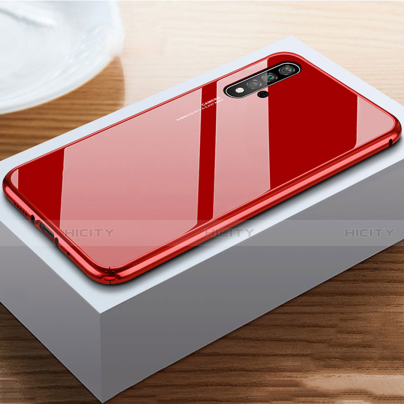 Carcasa Bumper Funda Silicona Espejo para Huawei Honor 20S Rojo