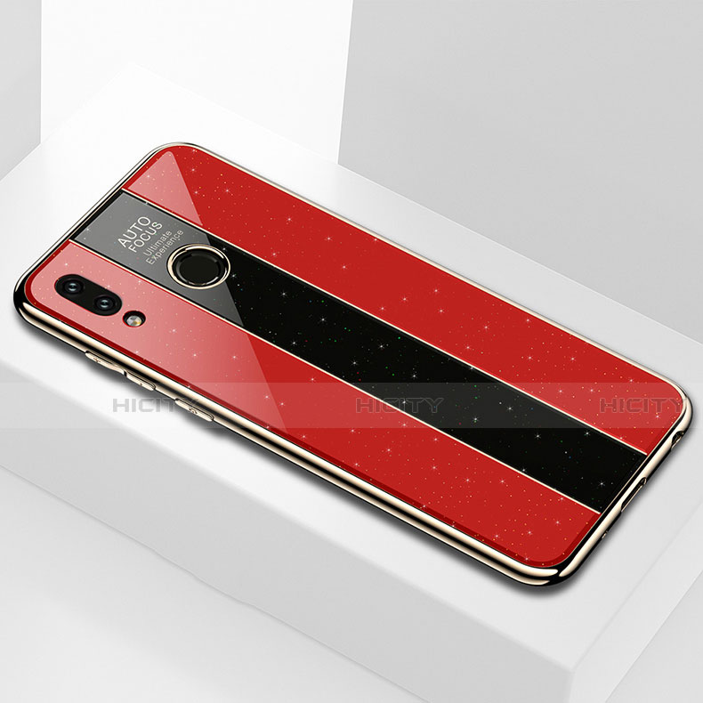 Carcasa Bumper Funda Silicona Espejo para Huawei Honor 8X Rojo