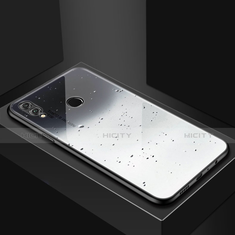 Carcasa Bumper Funda Silicona Espejo para Huawei P Smart (2019) Gris