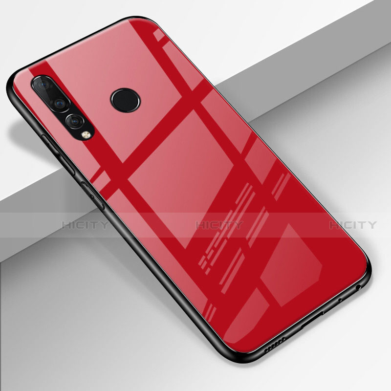 Carcasa Bumper Funda Silicona Espejo para Huawei P Smart+ Plus (2019) Rojo