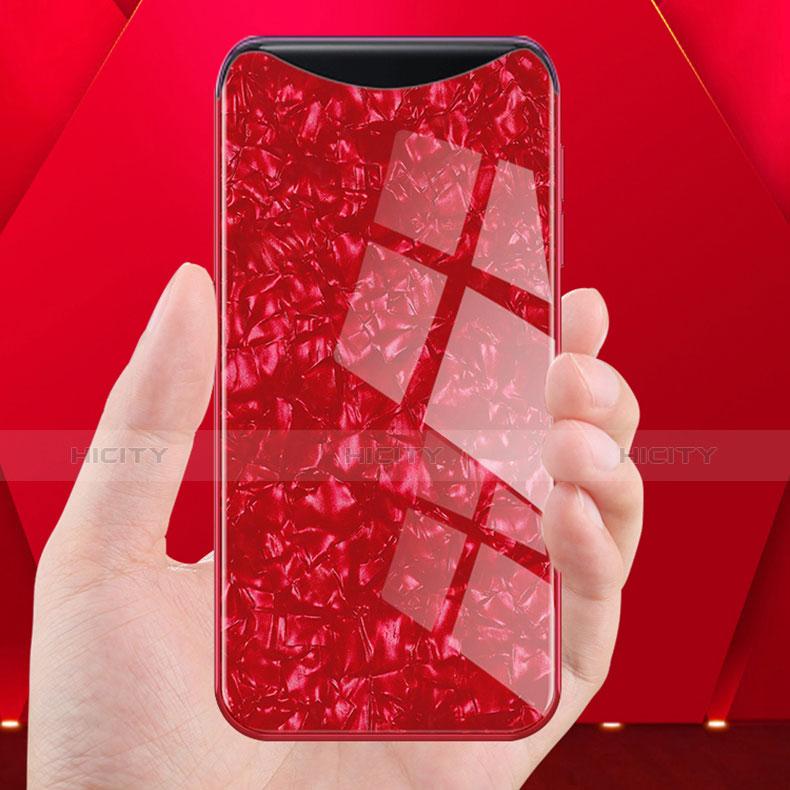 Carcasa Bumper Funda Silicona Espejo para Oppo Find X