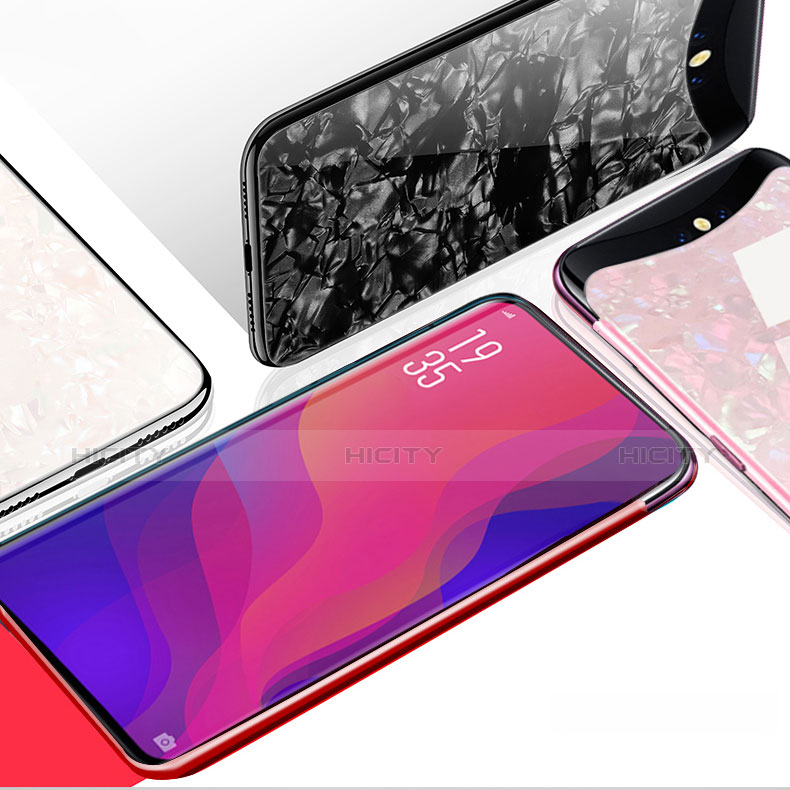 Carcasa Bumper Funda Silicona Espejo para Oppo Find X