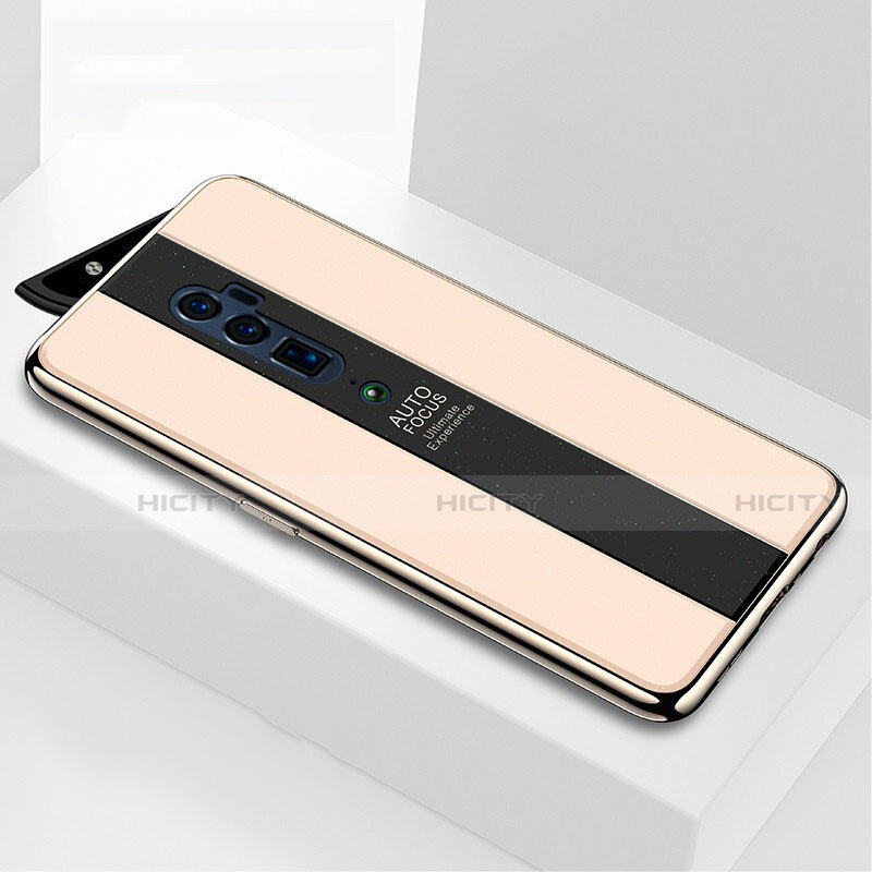 Carcasa Bumper Funda Silicona Espejo para Oppo Reno 10X Zoom Oro