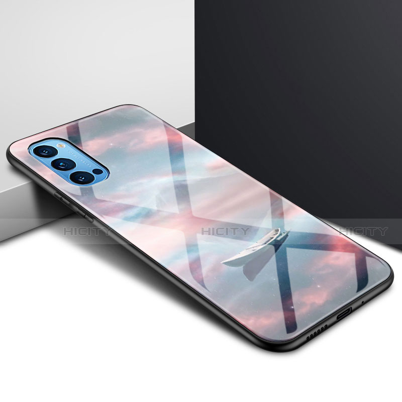 Carcasa Bumper Funda Silicona Espejo para Oppo Reno4 Pro 5G