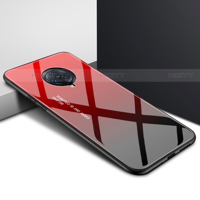 Carcasa Bumper Funda Silicona Espejo para Vivo Nex 3 Rojo