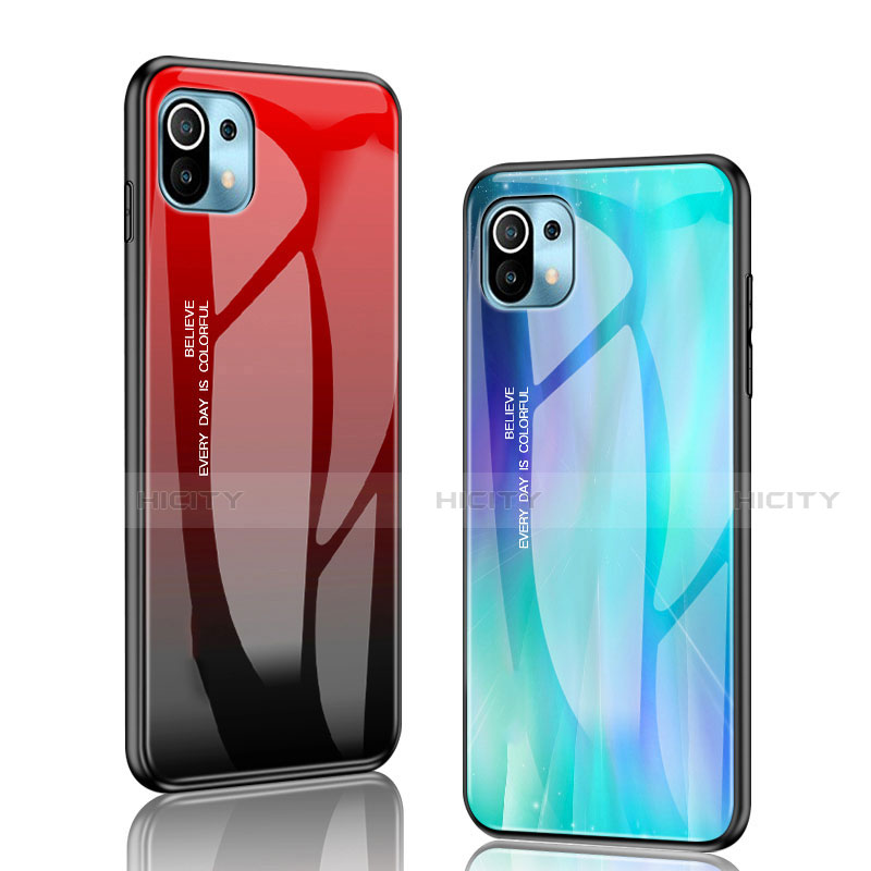 Carcasa Bumper Funda Silicona Espejo para Xiaomi Mi 11 5G