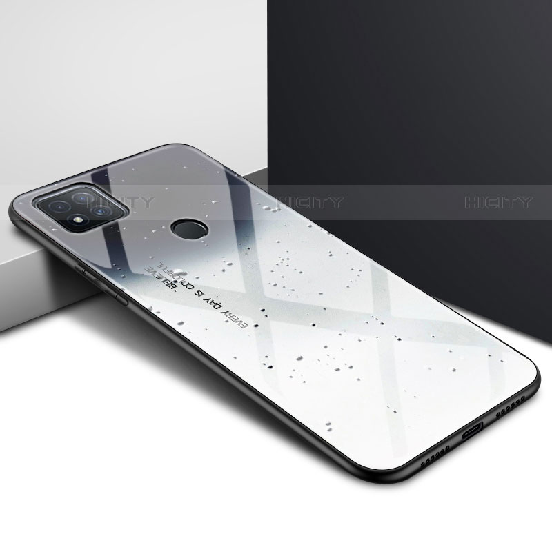 Carcasa Bumper Funda Silicona Espejo para Xiaomi Redmi 9C Gris