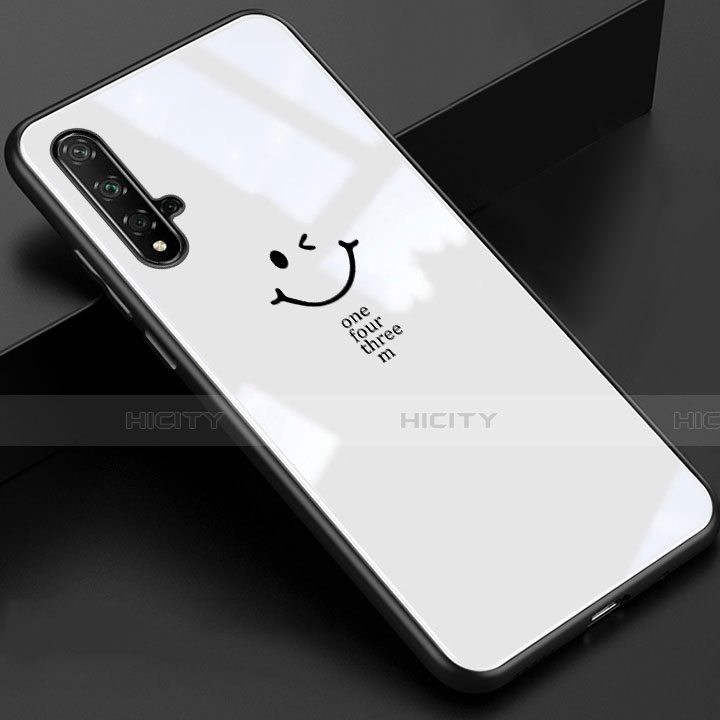 Carcasa Bumper Funda Silicona Espejo T01 para Huawei Honor 20S Blanco