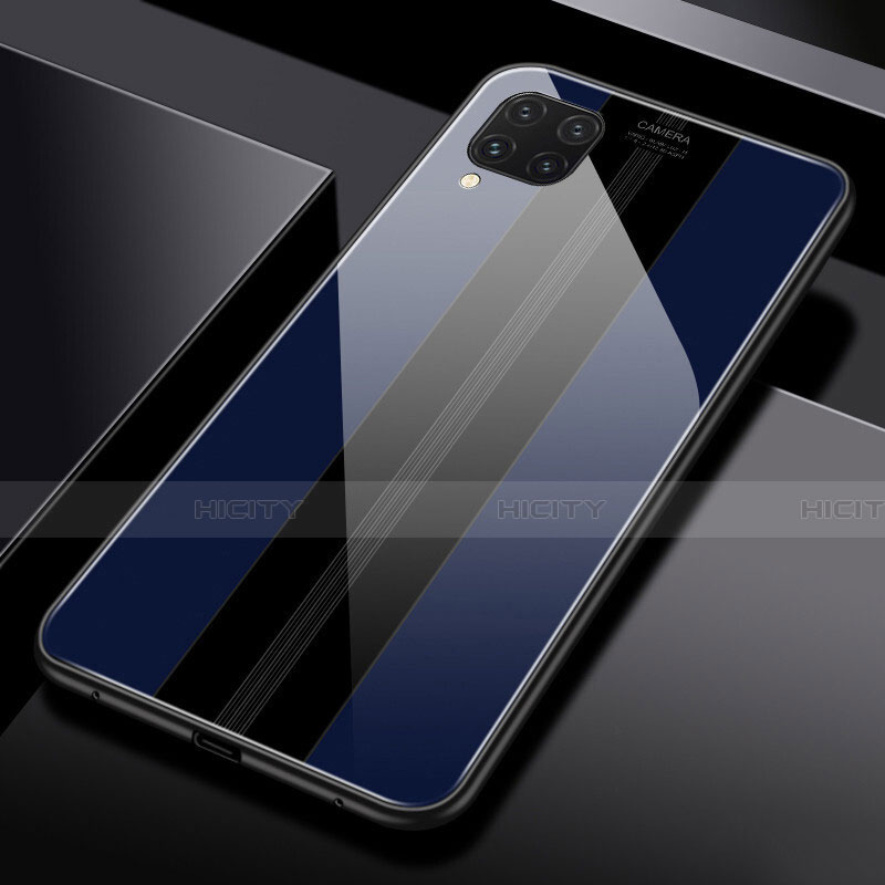 Carcasa Bumper Funda Silicona Espejo T01 para Huawei Nova 6 SE Azul