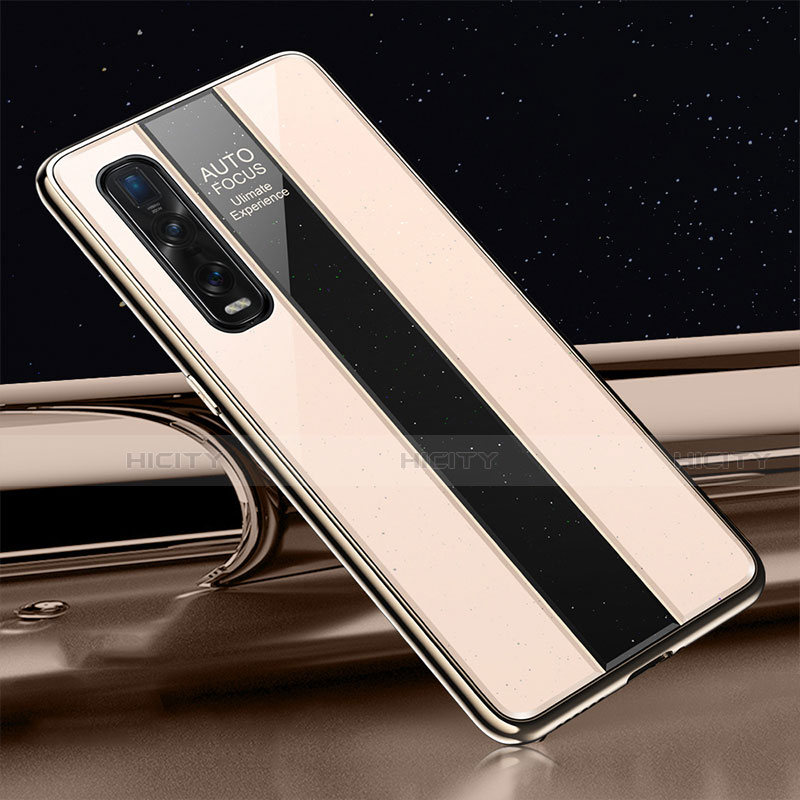 Carcasa Bumper Funda Silicona Espejo T01 para Oppo Find X2 Pro