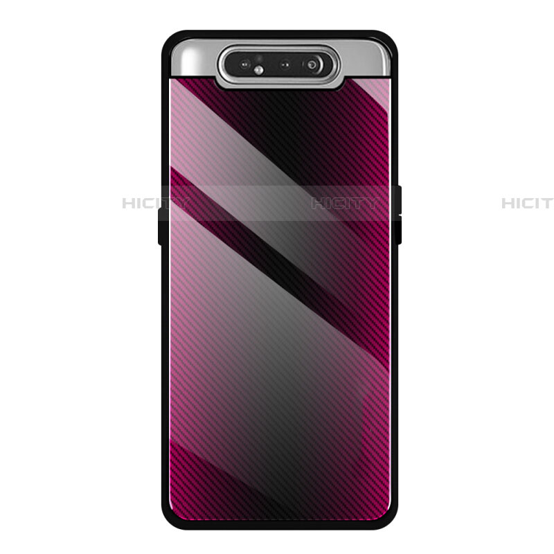 Carcasa Bumper Funda Silicona Espejo T01 para Samsung Galaxy A80