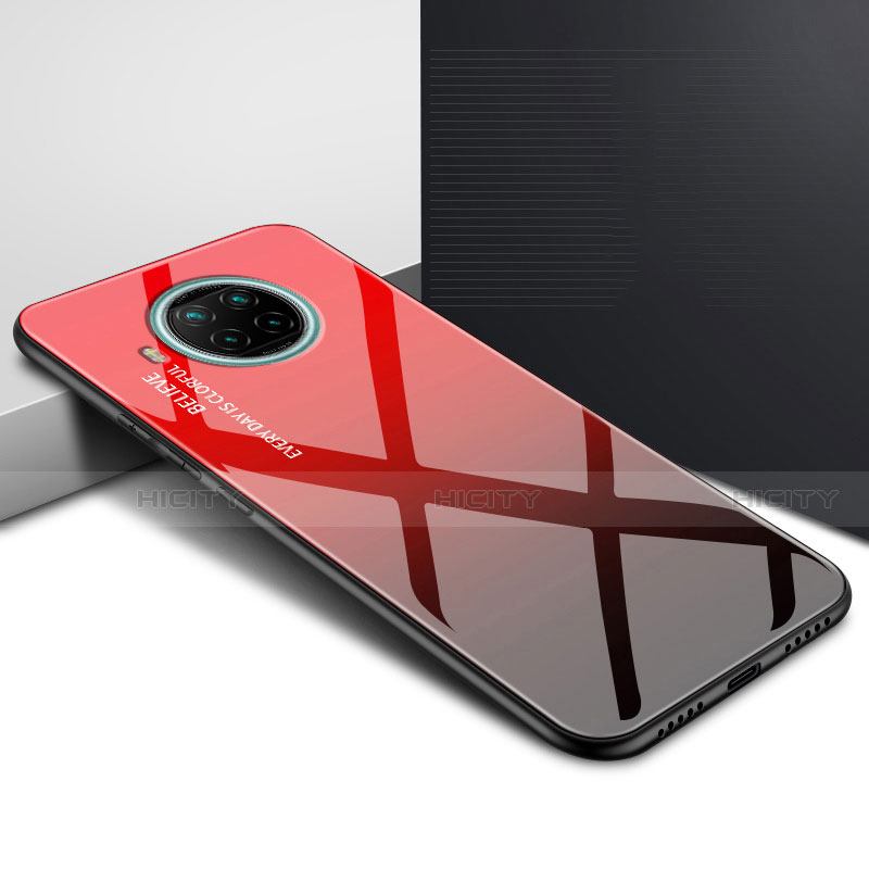 Carcasa Bumper Funda Silicona Espejo T01 para Xiaomi Mi 10T Lite 5G Rojo