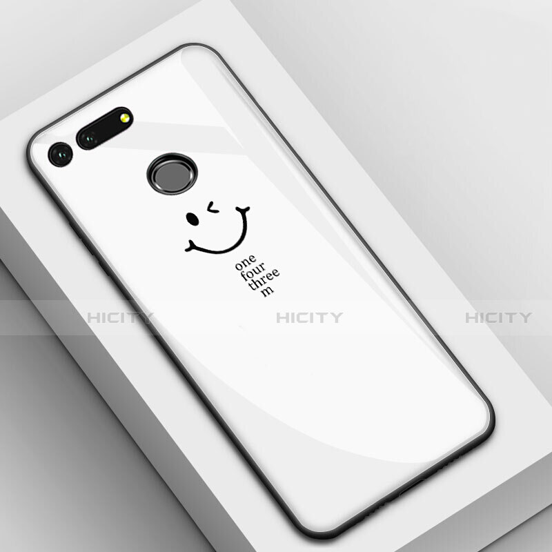 Carcasa Bumper Funda Silicona Espejo T02 para Huawei Honor View 20 Blanco