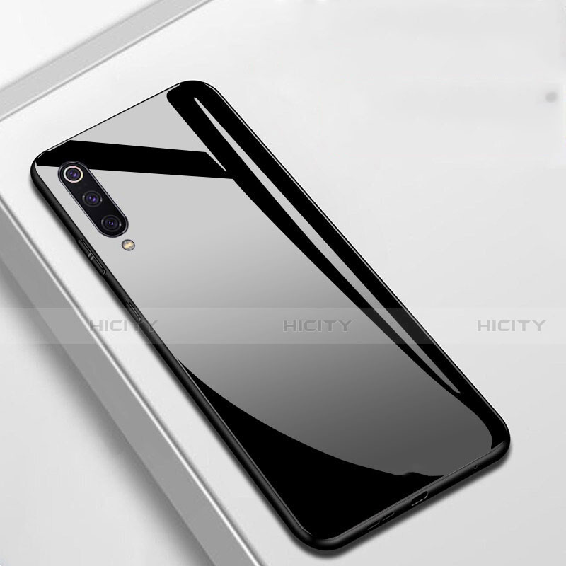 Carcasa Bumper Funda Silicona Espejo T02 para Xiaomi Mi A3 Negro