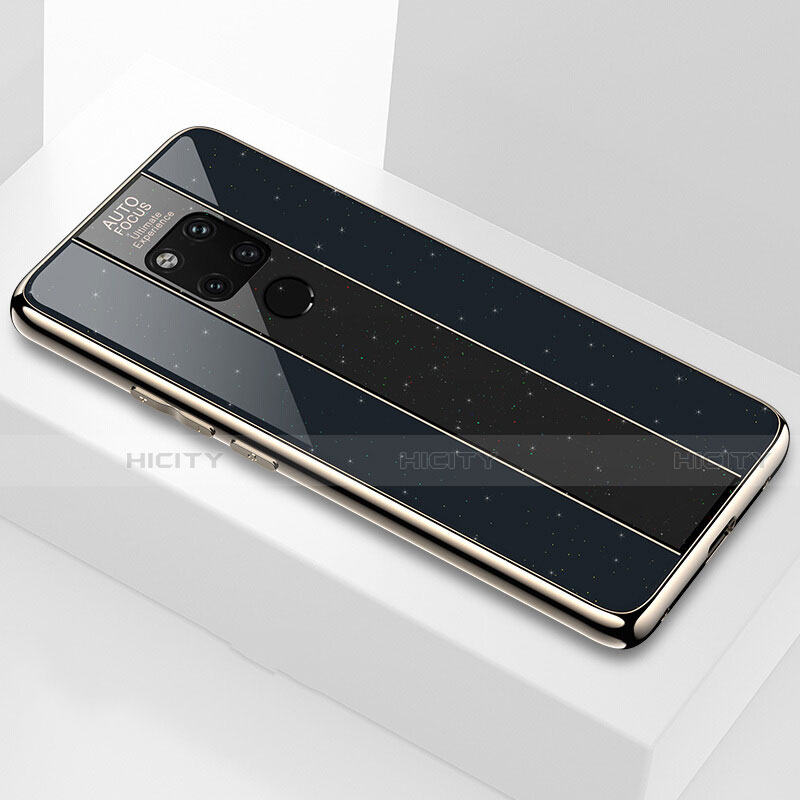 Carcasa Bumper Funda Silicona Espejo T03 para Huawei Mate 20 X 5G Negro