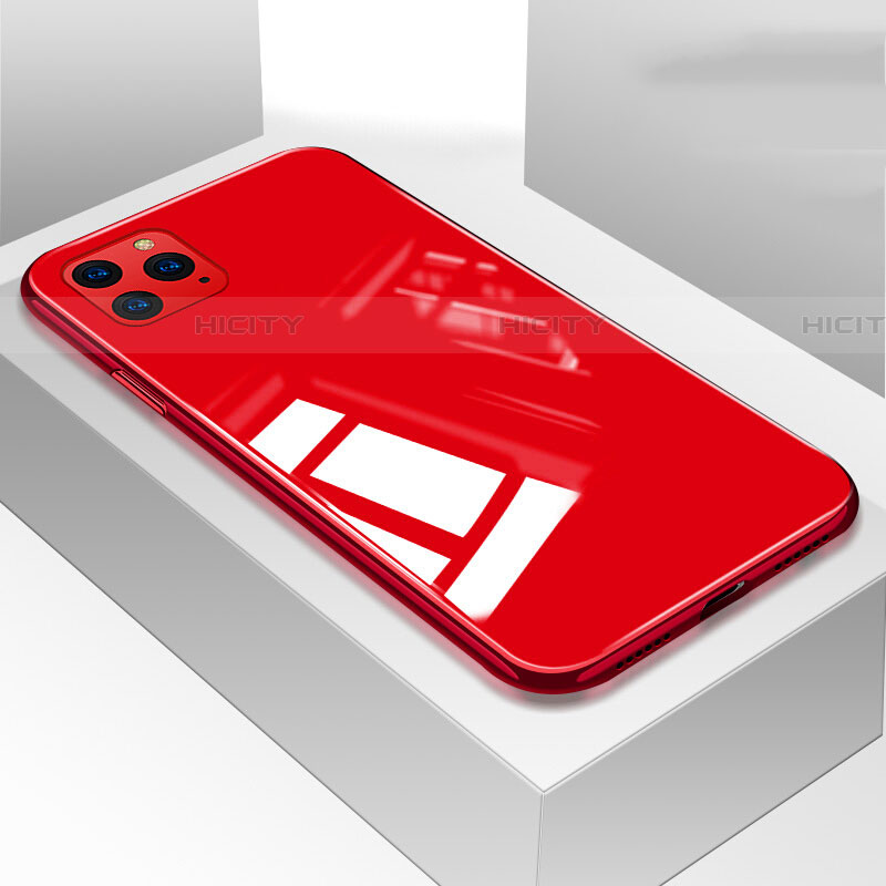 Carcasa Bumper Funda Silicona Espejo T05 para Apple iPhone 11 Pro Max Rojo