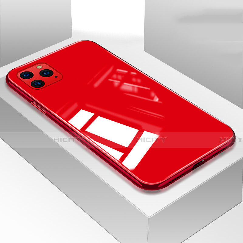 Carcasa Bumper Funda Silicona Espejo T05 para Apple iPhone 11 Pro Rojo