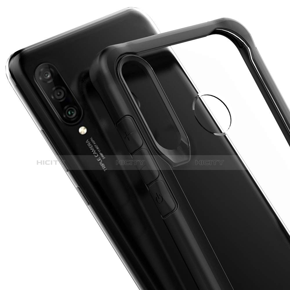 Carcasa Bumper Funda Silicona Espejo Z01 para Huawei P30 Lite New Edition Negro