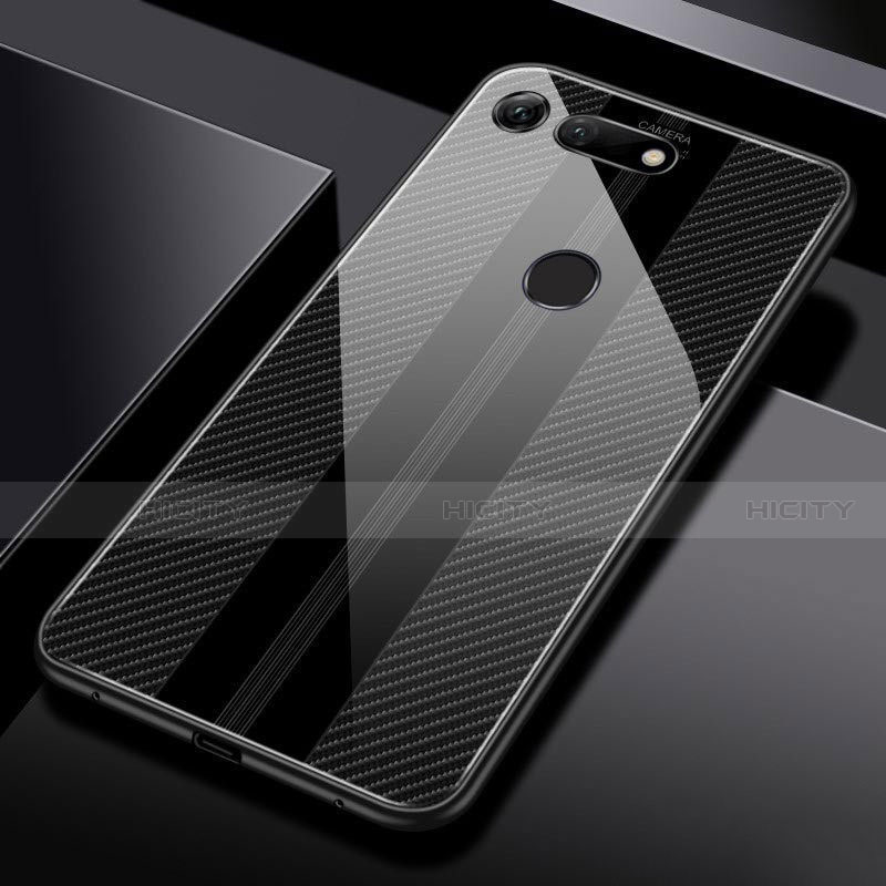 Carcasa Bumper Funda Silicona Espejo Z03 para Huawei Honor View 20 Negro