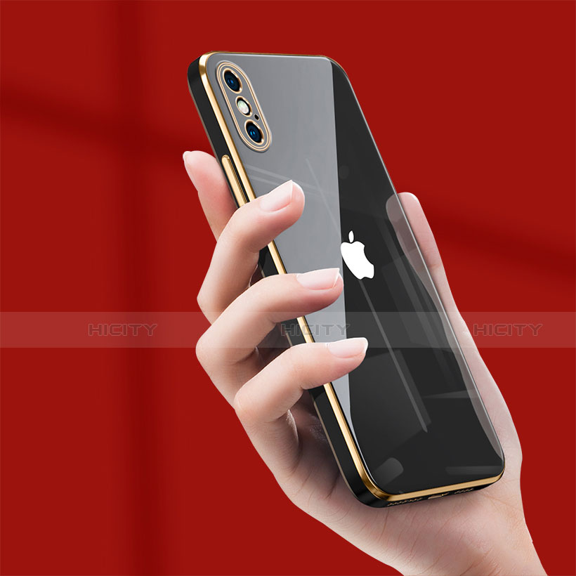 Carcasa Bumper Funda Silicona Lujo Transparente Espejo para Apple iPhone XR