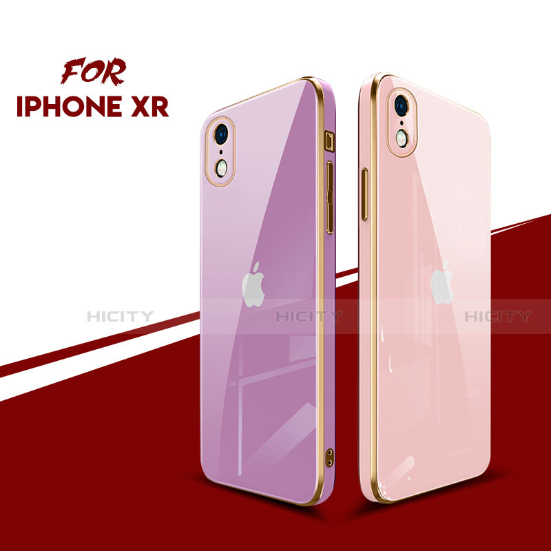 Carcasa Bumper Funda Silicona Lujo Transparente Espejo para Apple iPhone XR