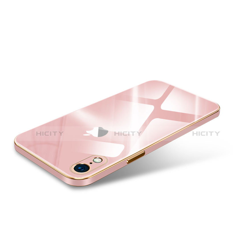 Carcasa Bumper Funda Silicona Lujo Transparente Espejo para Apple iPhone XR Rosa