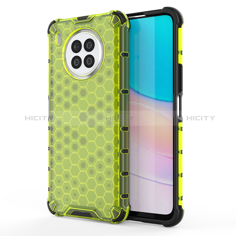 Carcasa Bumper Funda Silicona Transparente 360 Grados AM1 para Huawei Honor 50 Lite Verde