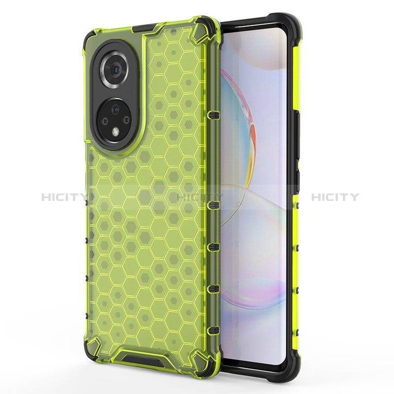 Carcasa Bumper Funda Silicona Transparente 360 Grados AM1 para Huawei Honor 50 Pro 5G Verde