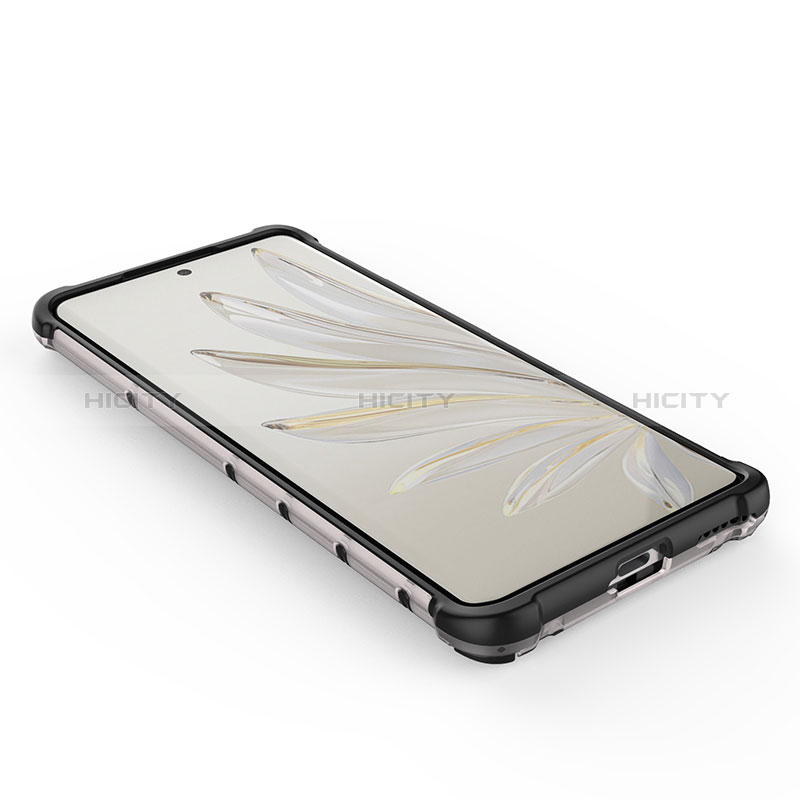 Carcasa Bumper Funda Silicona Transparente 360 Grados AM1 para Huawei Honor 70 Pro 5G