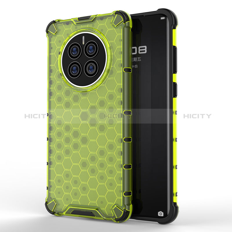 Carcasa Bumper Funda Silicona Transparente 360 Grados AM1 para Huawei Mate 50E Verde