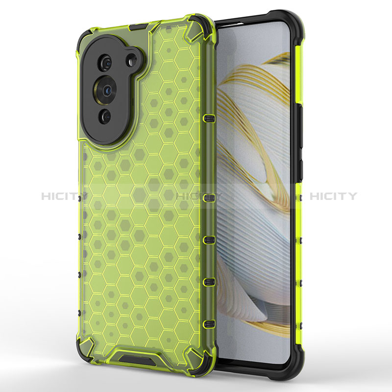 Carcasa Bumper Funda Silicona Transparente 360 Grados AM1 para Huawei Nova 10 Pro Verde