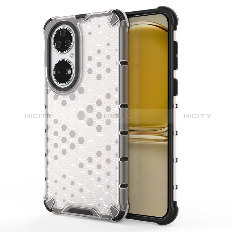 Carcasa Bumper Funda Silicona Transparente 360 Grados AM1 para Huawei P50